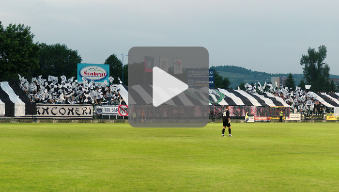 Sandecja - GKS Katowice, oprawa meczu