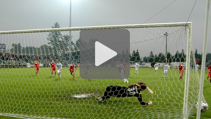 Sandecja - ŁKS Łódź, bramki z meczu