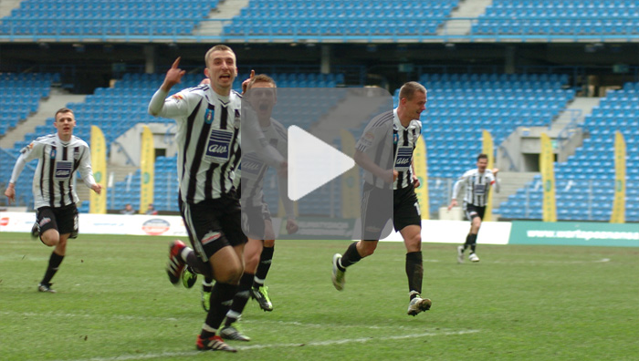 Warta Poznań - Sandecja 1-2 (0-0), skrót meczu