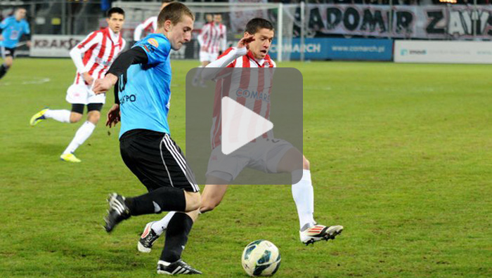 Cracovia - Sandecja 1-1 (0-1), skrót meczu sparingowego