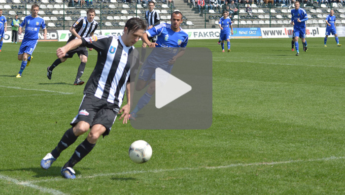 Sandecja - Miedź Legnica 1-0 (0-0), skrót meczu