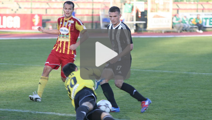 Chojniczanka Chojnice - Sandecja 1-0 (1-0), skrót meczu