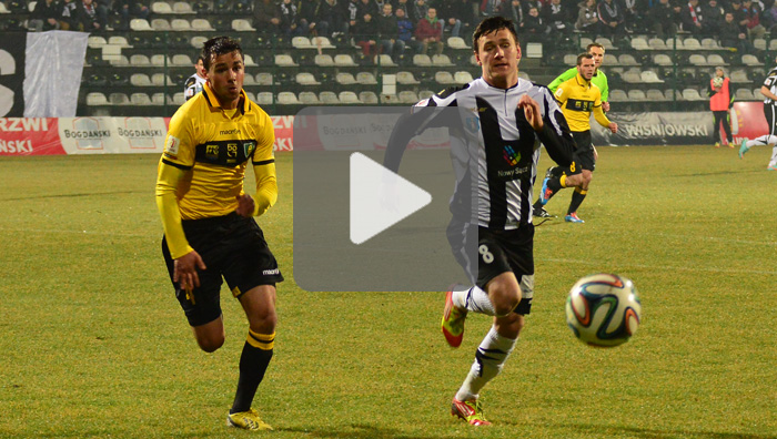 Sandecja - GKS Gieksa Katowice 1-0 (0-0), skrót meczu