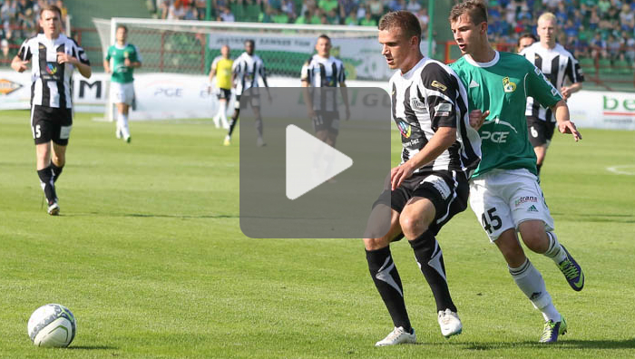 GKS Bełchatów - Sandecja 4:0, skrót meczu