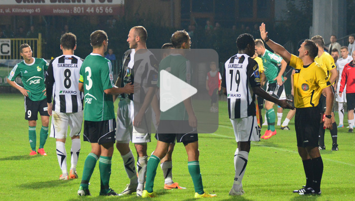 Sandecja - GKS Bełchatów 0-1, Puchar Polski 1/32, skrót meczu