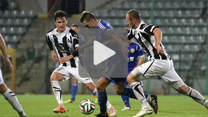 Miedź Legnica - Sandecja 1-1, (1-0), skrót meczu