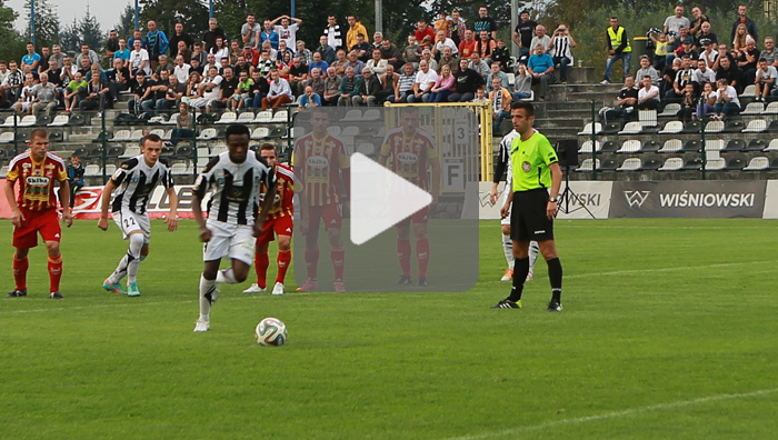 Sandecja - Chojniczanka 1-1 (1-0), skrót meczu