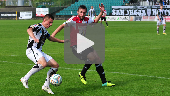 Sandecja - Wigry Suwałki 2-0 (0-0), skrót meczu