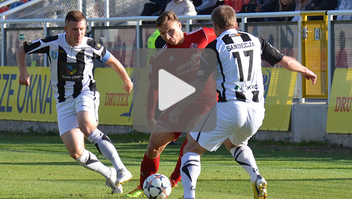 Drutex-Bytovia Bytów - Sandecja 6-1 (2-0), skrót meczu