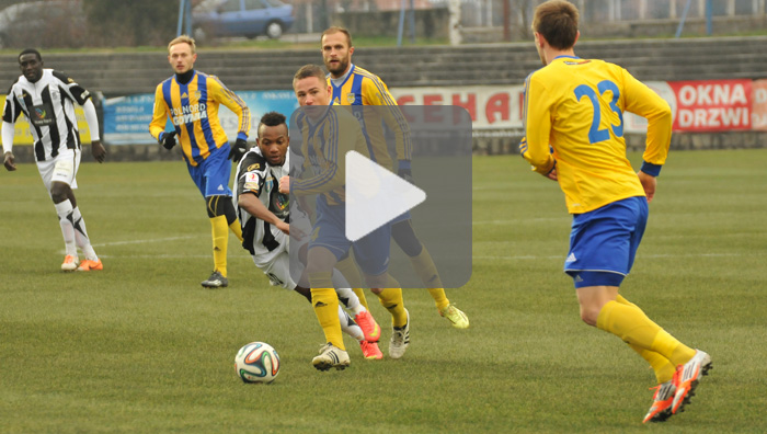 Sandecja - Arka Gdynia 3-1, (1-0), skrót meczu