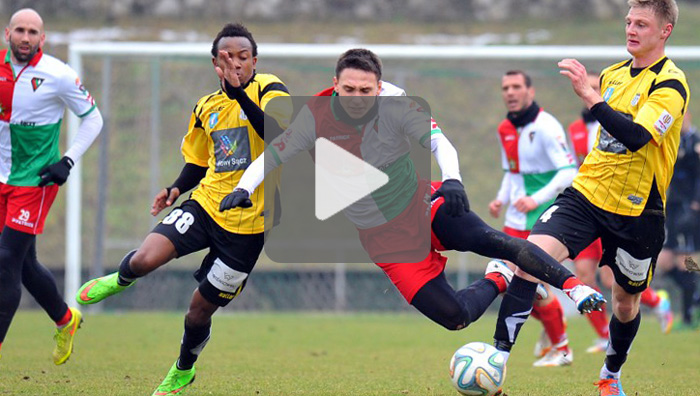 Zagłębie Sosnowiec - Sandecja 0-0, sparing