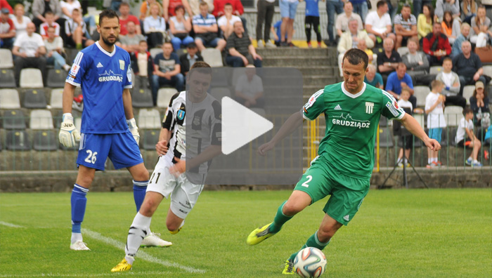 Sandecja - Olimpia Grudziądz 1-1 (1-0), skrót meczu