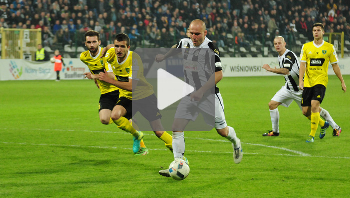 Sandecja - GKS Katowice 0-1 (0-1), skrót meczu