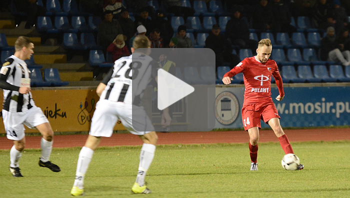 Wisła Puławy - Sandecja 0-0, skrót meczu