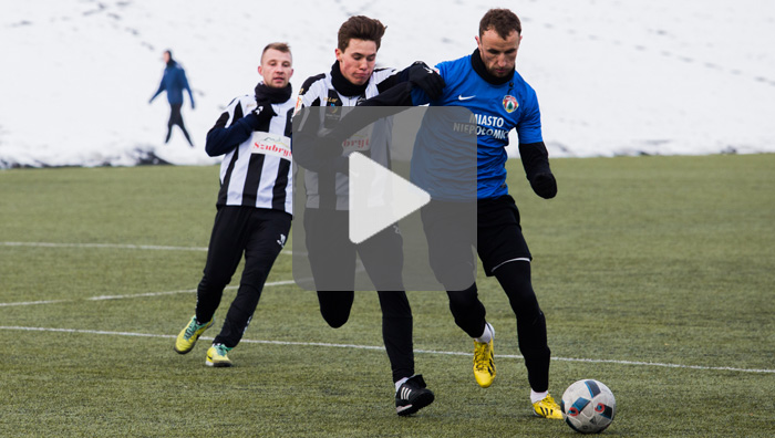 Sandecja - Puszcza Niepołomice 2-1 (1-1), sparing