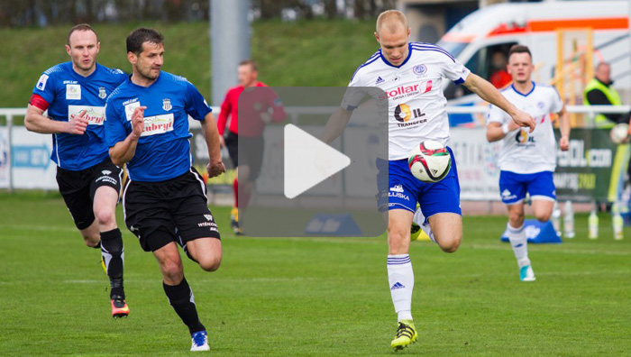 Wigry Suwałki - Sandecja 0-1 (0-1), skrót meczu