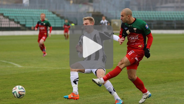 GKS Tychy - Sandecja 2-7 (0-1), skrót meczu