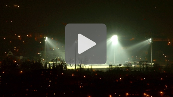 Uruchomienie oświetlenia stadionu